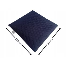    VODOOTPORNI PROŠIVANI VRTNI JASTUK RAVNI MED-HEXAGON 50x120 tamnoplavi