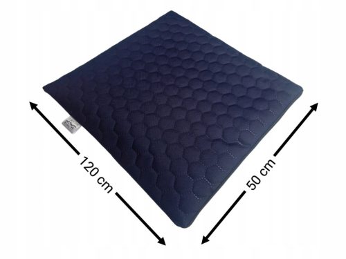  VODOOTPORNI PROŠIVANI VRTNI JASTUK RAVNI MED-HEXAGON 50x120 tamnoplavi