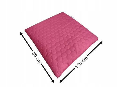  VODOOTPORNI PROŠIVANI VRTNI JASTUK FLAT HONEY - HEXAGON 50x120 roza