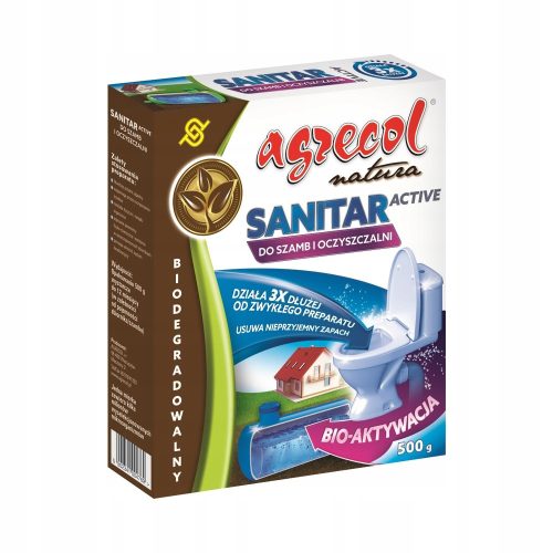 Sanitar Active Biopreparat za Septičke Jame 30 kapsula Agrecol