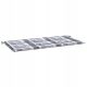  VidaXL jastuk 120 x 1 x 3 sivi