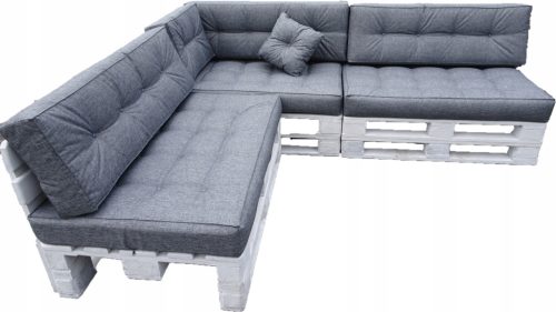  Jastuci za tri PALETE set od 8 kom 120 X 80 sivi RAVNI NASLONI