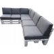  Jastuci za tri EURO-PALETE set od 13 kom. 80 x 60 Silver 23