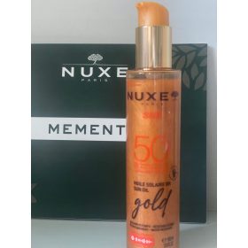  NUXE SUN GLOW Uljno zaštita za lice i tijelo SPF50 sa zlatnim česticama 150ml