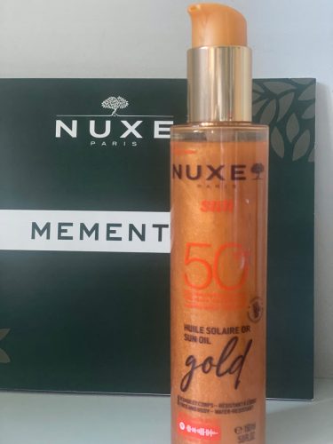NUXE SUN GLOW Uljno zaštita za lice i tijelo SPF50 sa zlatnim česticama 150ml