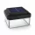  GreenBlue kvadratni rasvjetni stup s integriranim LED izvorom 6,3 cm crne boje
