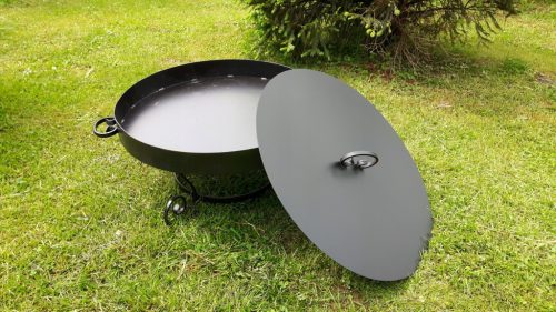  KOVANO Vrtno Jama Za Roštilj 80CM + Poklopac