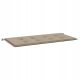  Jastuk za vrtnu klupu, taupe, 120x50x3 cm,