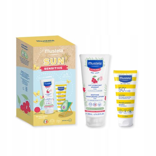 Mustela Sun Sensitive: Mlijeko za Sunčanje SPF 50+ i Mlijeko za Tijelo za Vrlo Osjetljivu Kožu