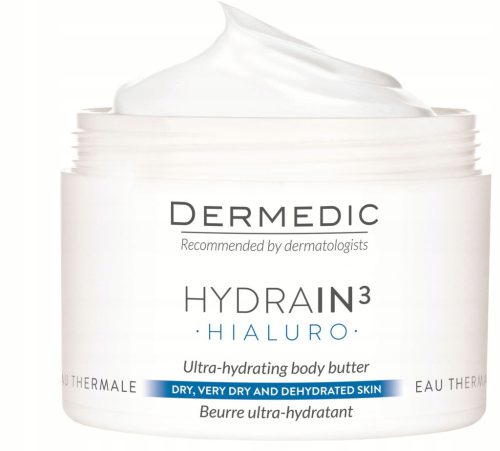 Dermedic Hydrain3 Hialuro | Ultra Hidratantni Maslac za Vrlo Suhe Kože | 225 ml