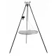  INOX REŠETKA FI 80CM TRONOŽAC KOLUT 180CM