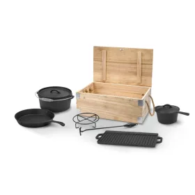    Kotao od lijevanog željeza Dutch Oven set lonaca 7 komada Grill Meister