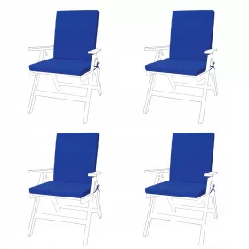    Gardenista Jastuk za stolac s visokim naslonom za vrtni namještaj 4 kom