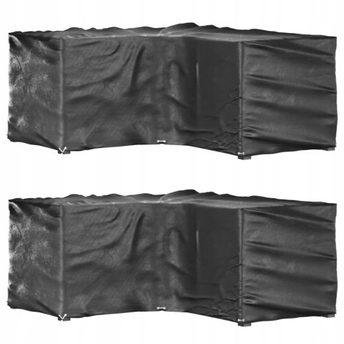 Vodootporne Navlake za Vrtni Namještaj 215x215x90 cm - Crne, Set od 2
