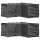 Vodootporne Navlake za Vrtni Namještaj 215x215x90 cm - Crne, Set od 2