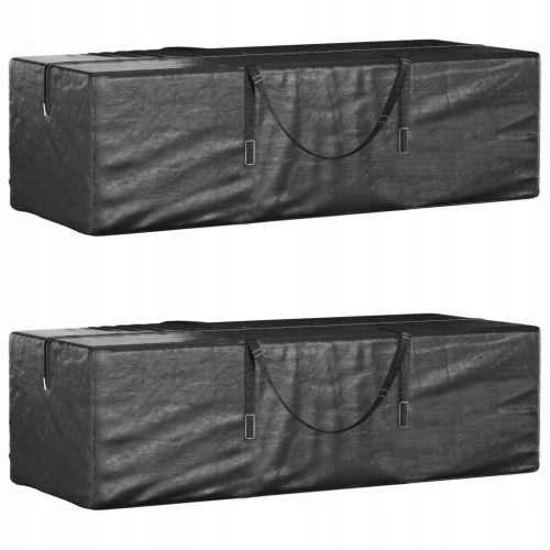 Torba za pohranu vrtnih jastuka 135x40x55 cm, PE, crna
