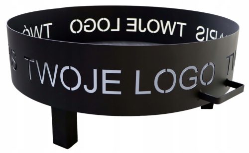  GARDEN FIRE PIT 80 PERSONALIZIRANI ČELIČNI ROŠTILJ VAŠ NATPIS VAŠ LOGO