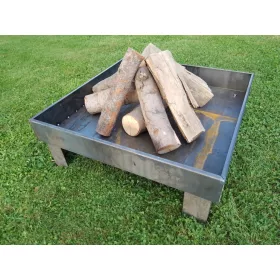  Vrtni kamin 70x70 cm lim 2mm vrtni roštilj logorska vatra