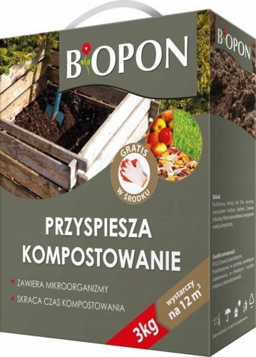  BIOPON KOMPOSTER GNOJIVA 3KG GRANULATA komposter