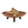  Kamin Corten duboke noge + ručke 70 cm