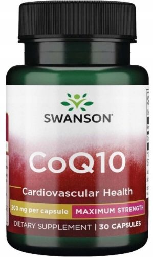 Swanson CoQ10 200mg - 30 kapsula za zdravlje srca i energiju