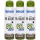 Sprej za odjeću protiv krpelja Bros, 90ml - Trostruko pakiranje, 20 dana zaštite
