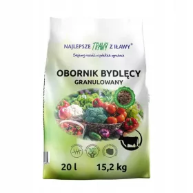   Granulirano organsko goveđe gnojivo 20L za povrtnjak - Ekološki prirodni nawóz za vrtnje Biopon