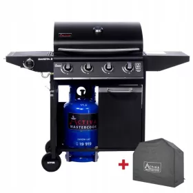   Grill plinski Activa Dakota III 4+1 (12,8 + 3,2 kW) + Poklopac - 19784GD