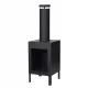  Metalni vrtni kamin 100 cm