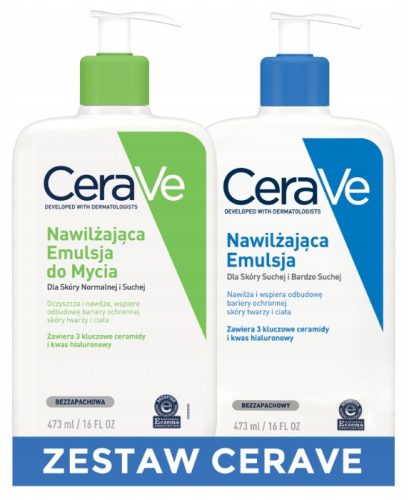 CeraVe Emulzije za čišćenje i hidrataciju kože 473ml - za suhu do vrlo suhu kožu