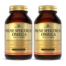   Solgar Omega Kompletni Spektar - 240 kapsula s čistim lososovim uljem
