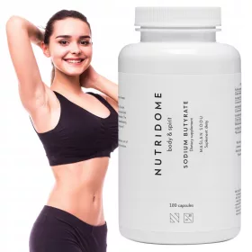   Nutridome Butirat Natrija - Prirodan Dodatak Prehrani u Kapsulama, 180 Komada