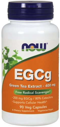 NOW Foods EGCg 400mg, 90 kapsula - Ekstrakt Zelene Čaja za Mršavljenje