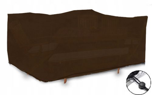 Vodootporna i izdržljiva navlaka za vrtni namještaj - smeđa, 350x250x75 cm