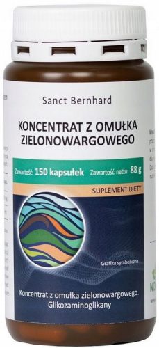 Sanct Bernhard, koncentrat zelenoušne školjke, 150 kapsula
