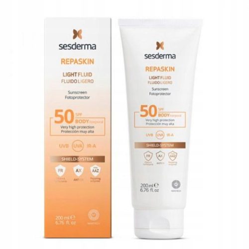 Sesderma Repaskin Light Fluid SPF50+ UVA UVB - Zaštitna Krema za Tijelo 200 ml