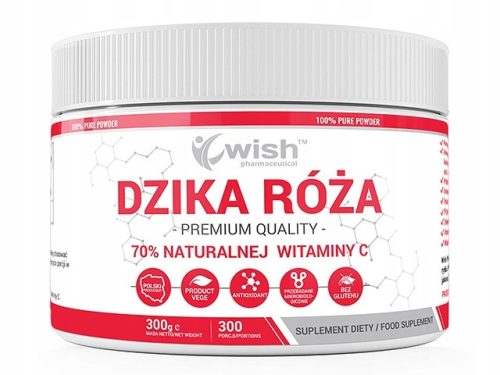 WISH Dzika Ruža 300g - 100% Prirodni Izvor Vitamina C