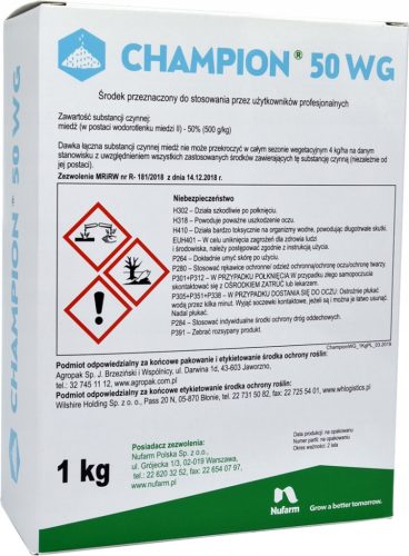 Sredstvo za zaštitu bilja od gljivičnih i bakterijskih bolesti u prahu