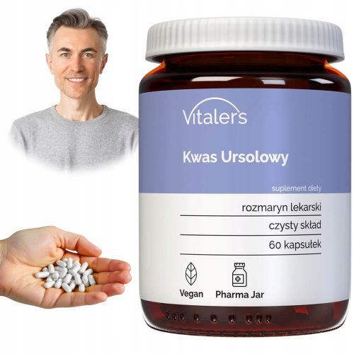 Vitaler's Ursolična Kiselina – 60 Veganskih Kapsula za Jačanje i Probavu