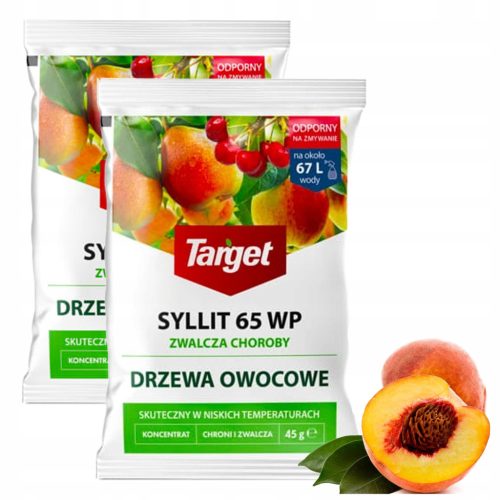 Fungicid TARGET SYLLIT 65WP 90G za Zaštitu Voćaka od Gljivičnih Bolesti