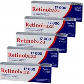 Krema Retinobaza 17 000 s vitaminom A paket 5 x 30g