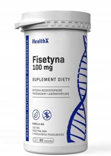 HealthX Fisetin 98% - 60 kapsula za podršku protiv oksidativnog stresa