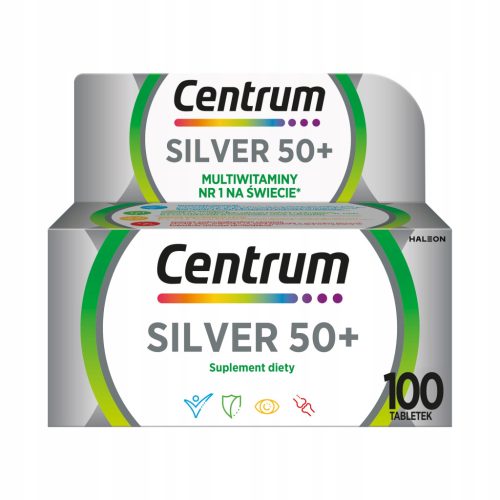 Centrum Silver 50+ Vitamini i Minerali za Seniore, 100 Tableta