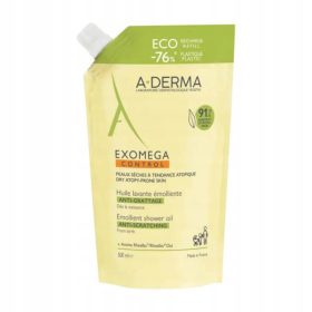   A-DERMA Exomega Control, emolijentno ulje za tuširanje, nadopuna 500 ml