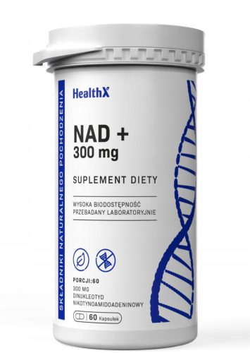 HealthX NAD+ 300 mg - Ključ za Vitalnost i Mlade Stanice