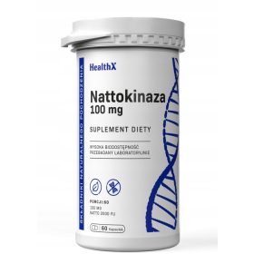   HealthX Nattokinaza 2000 FU - Podržava zdravlje srca, 60 kapsula
