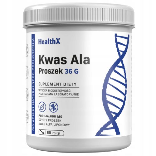 HealthX Alfa Lipoična Kiselina 600mg - Antioksidans za Zaštitu i Otpornost