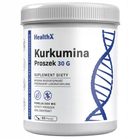   HealthX Ekstrakt Kurkumina 95% - 500 mg, 30 g za Zdravlje i Vitalnost