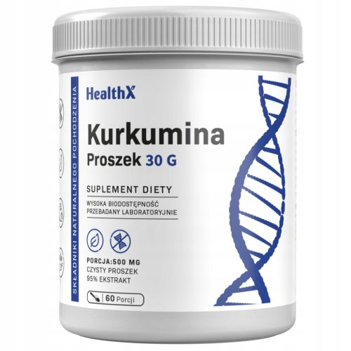 HealthX Ekstrakt Kurkumina 95% - 500 mg, 30 g za Zdravlje i Vitalnost