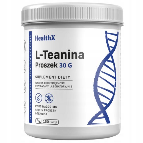 HealthX L-Teanina 30 g - Podržava Relaksaciju i Smanjuje Stres